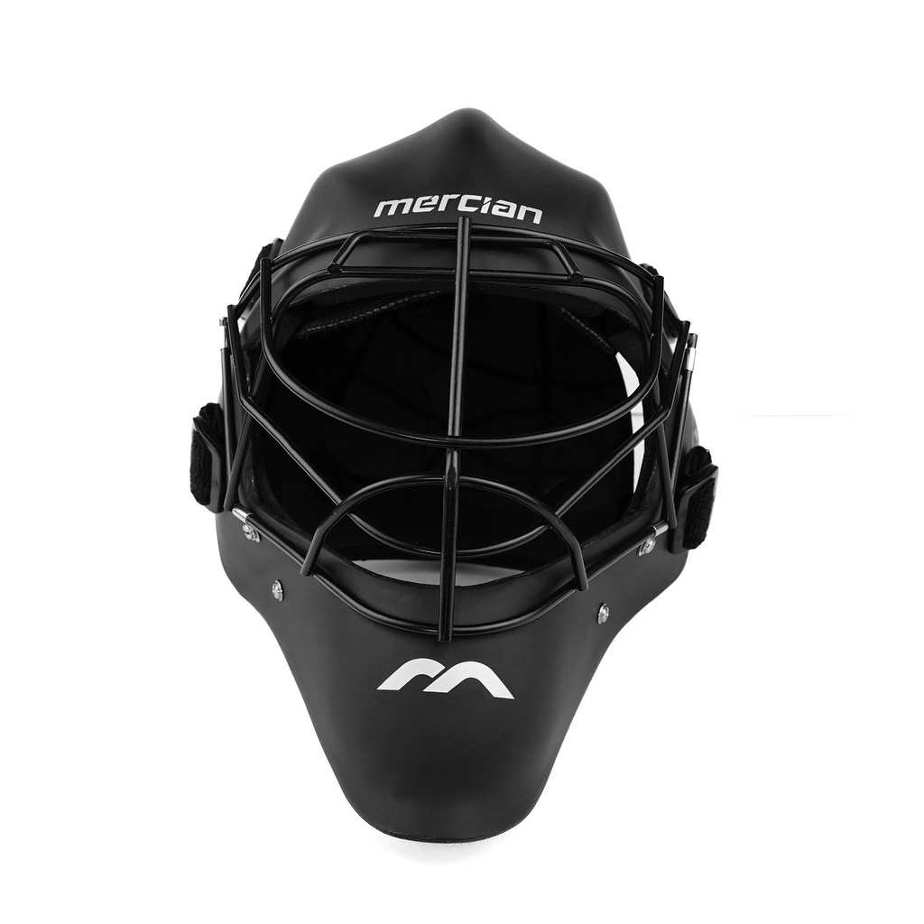 Mercian Genesis Hockey Helmet ‚ Fibreglass Shell, Cats-Eye Grill, Superior Protection
