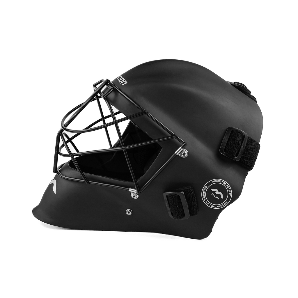 Mercian Genesis Hockey Helmet ‚ Fibreglass Shell, Cats-Eye Grill, Superior Protection