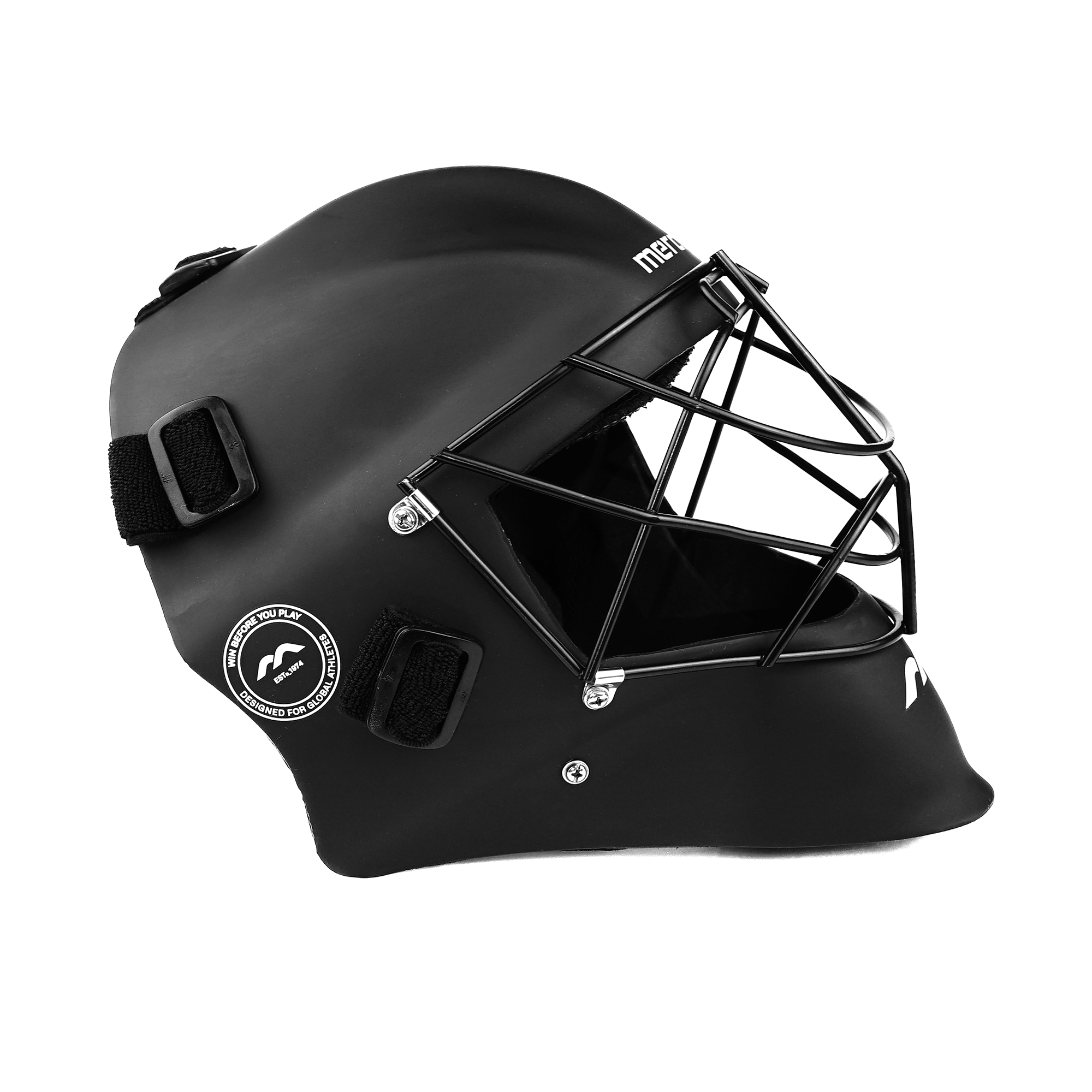 Mercian Genesis Hockey Helmet ‚ Fibreglass Shell, Cats-Eye Grill, Superior Protection