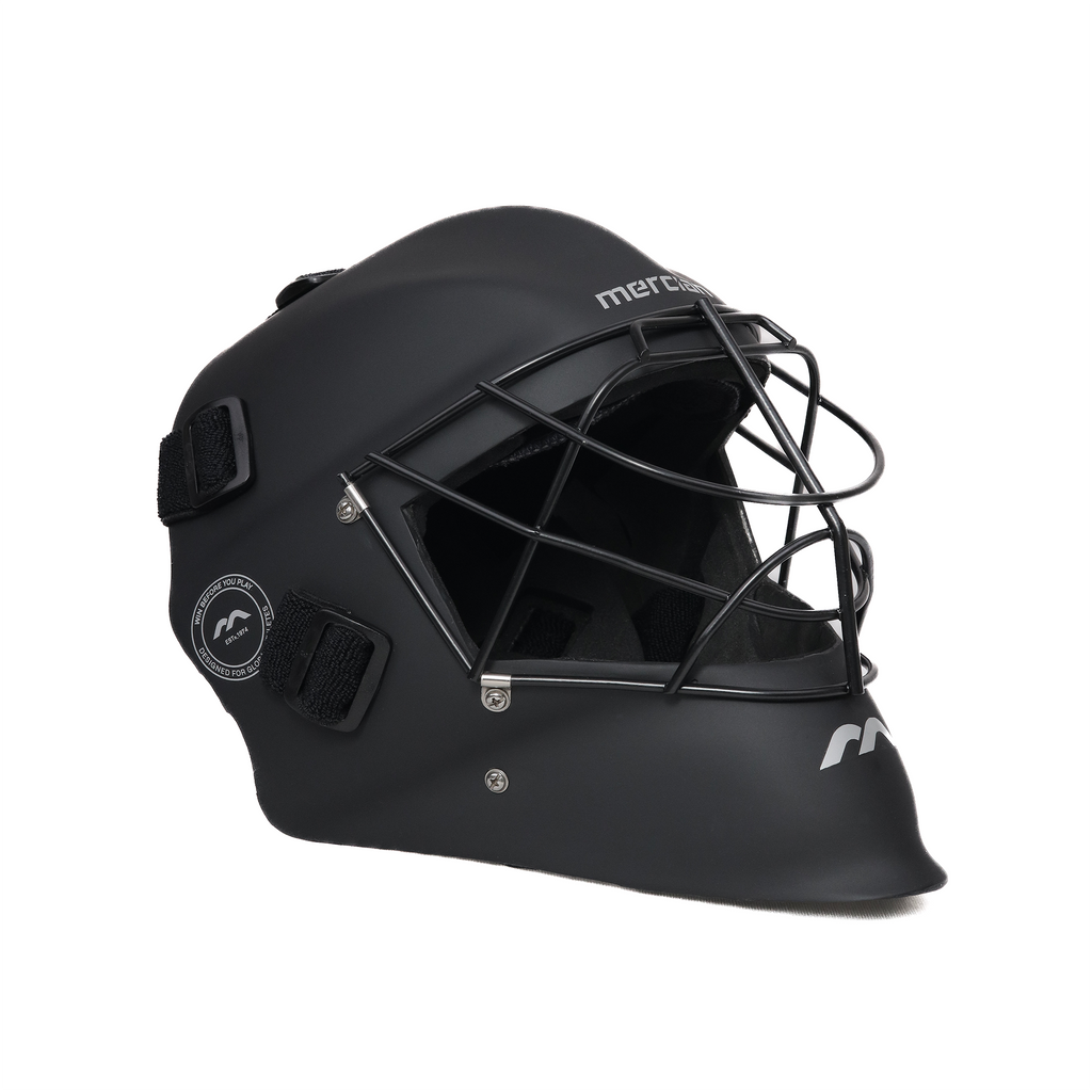 Mercian Genesis Hockey Helmet ‚ Fibreglass Shell, Cats-Eye Grill, Superior Protection