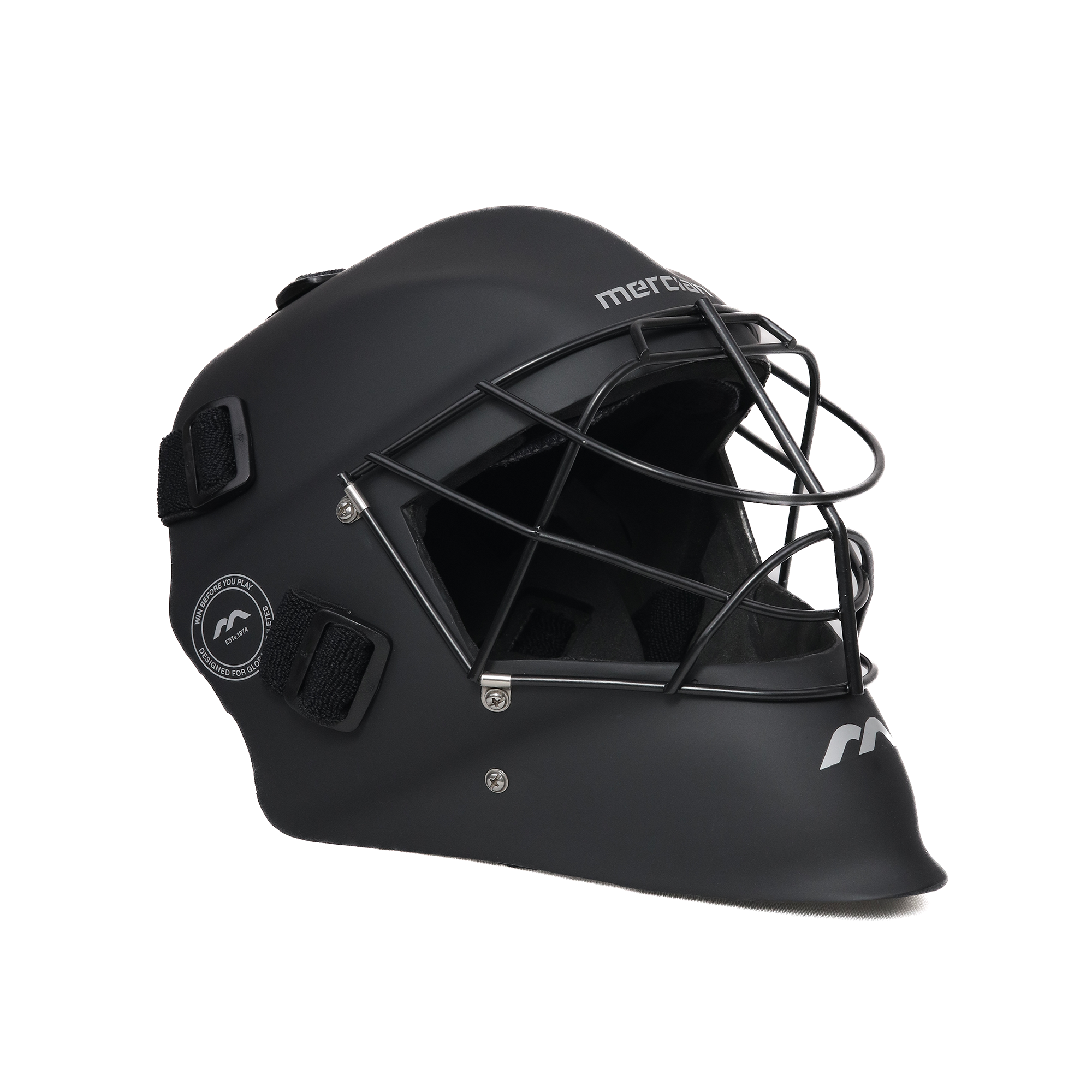 Mercian Genesis Hockey Helmet ‚ Fibreglass Shell, Cats-Eye Grill, Superior Protection