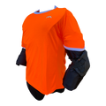X-Small / Neon Orange / Short Sleeve